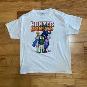 Hunter X Hunter T-Shirt Men’s XL Anime White Short Sleeve